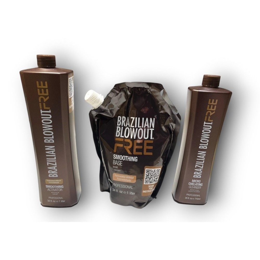 Brazilian Blowout FREE Professional 3-Piece Smoothing Treatment Kit 1L / 710ml